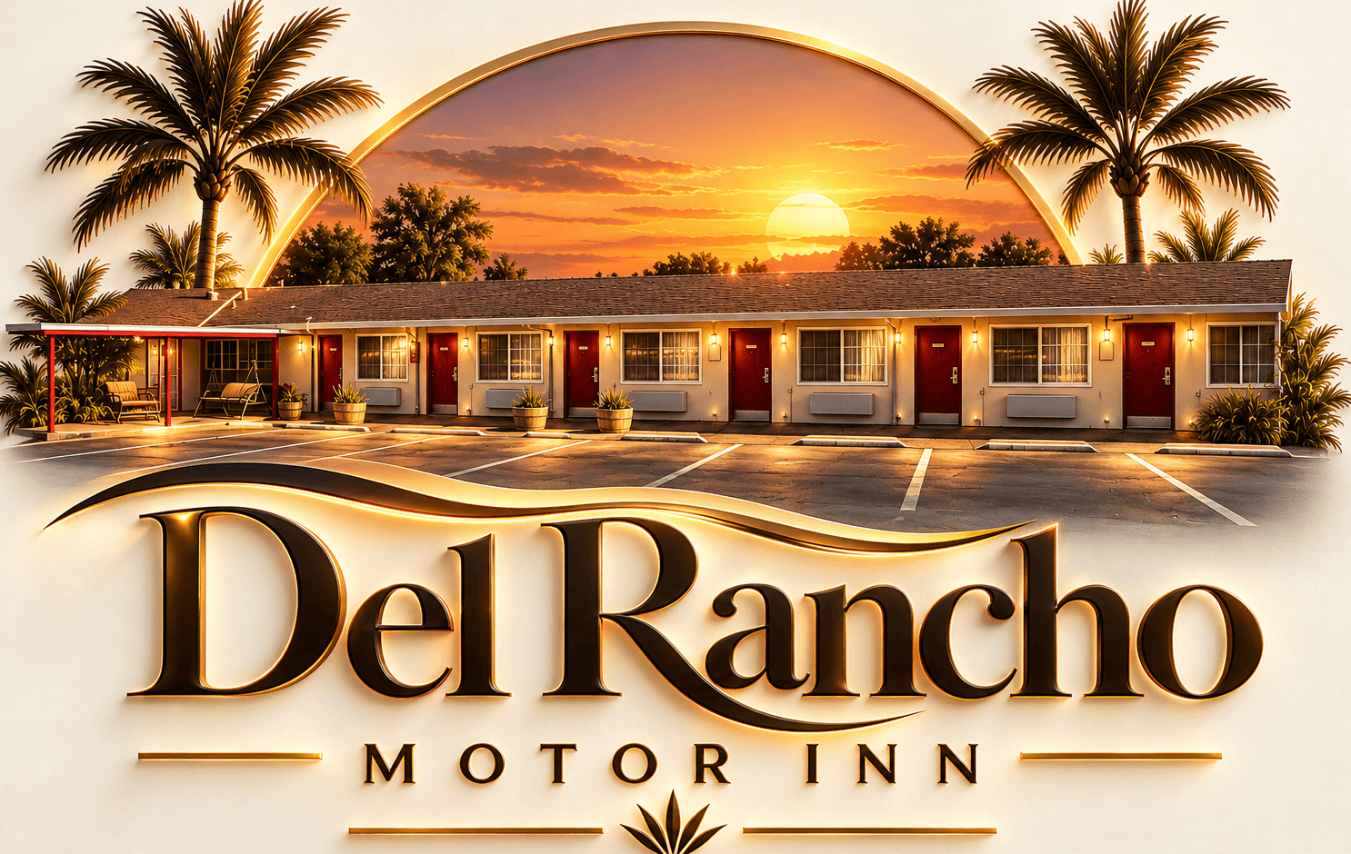 Del Rancho Motor Inn Logo